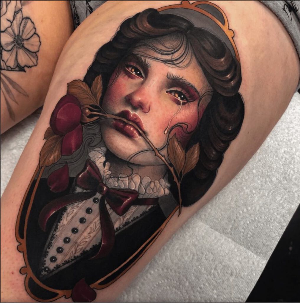 neotraditional tattoo 